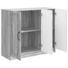 Sideboard Grey Sonoma 89 x 34.5 x 77 cm Engineered Wood