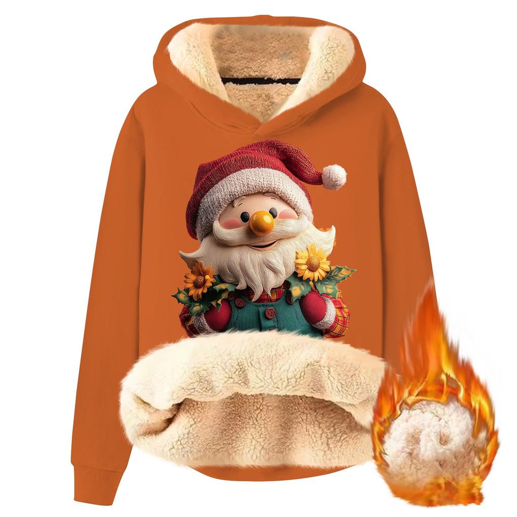 Damemote hette polstret fortykket varm juletrøye med løs genser