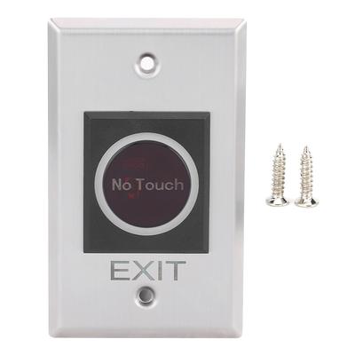 Interruttore Sensore Infrarossi Senza Contatto Pulsante Retroilluminato a LED Sistema di Controllo Accessi CC12V