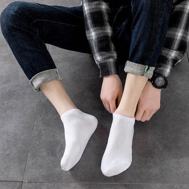 Foot Socks 100% Cotton Comfortable Unisex Cotton 38-44 Gray