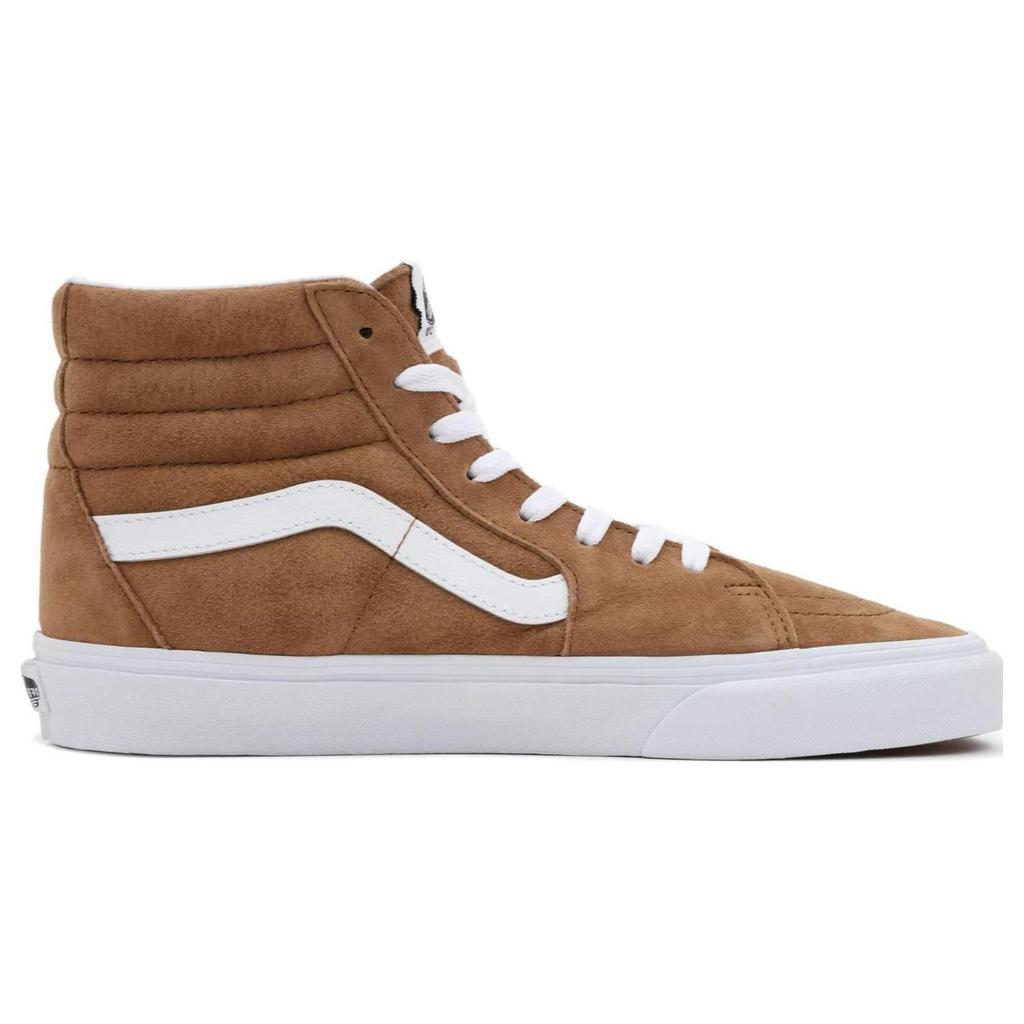 Vans Sk8 Suede High Top Skate Shoes Unisex Sneakers Brown White VN0005U9TBN