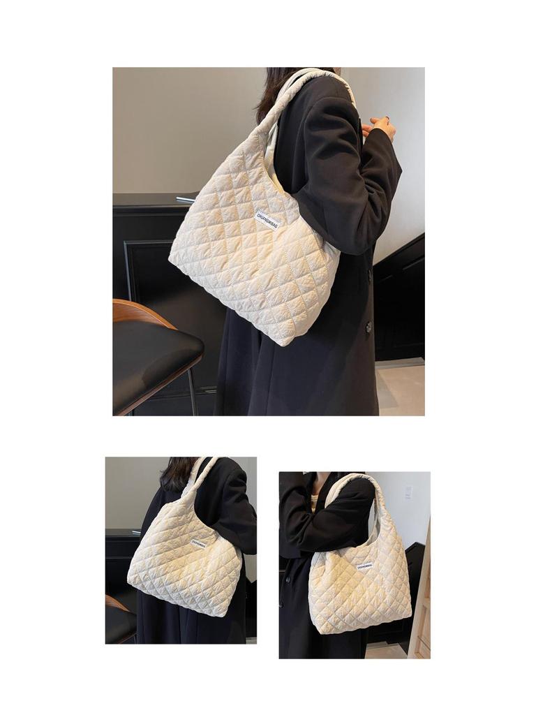 Podzim Zima Velkokapacitní Crossbody Kabelka - Jednoduchý Ležérní Studentský Dojížděcí Styl