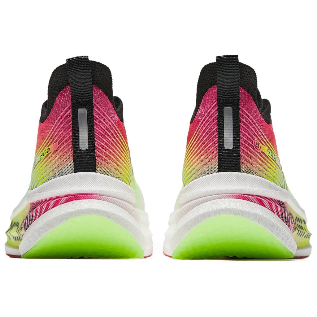 Anta Marathon Dämpfung Atmungsaktiv Low-Top Durchgehende Carbonplatte Trainingslaufschuhe Herren Sneaker Rosa Grün Weiß 912425588-8