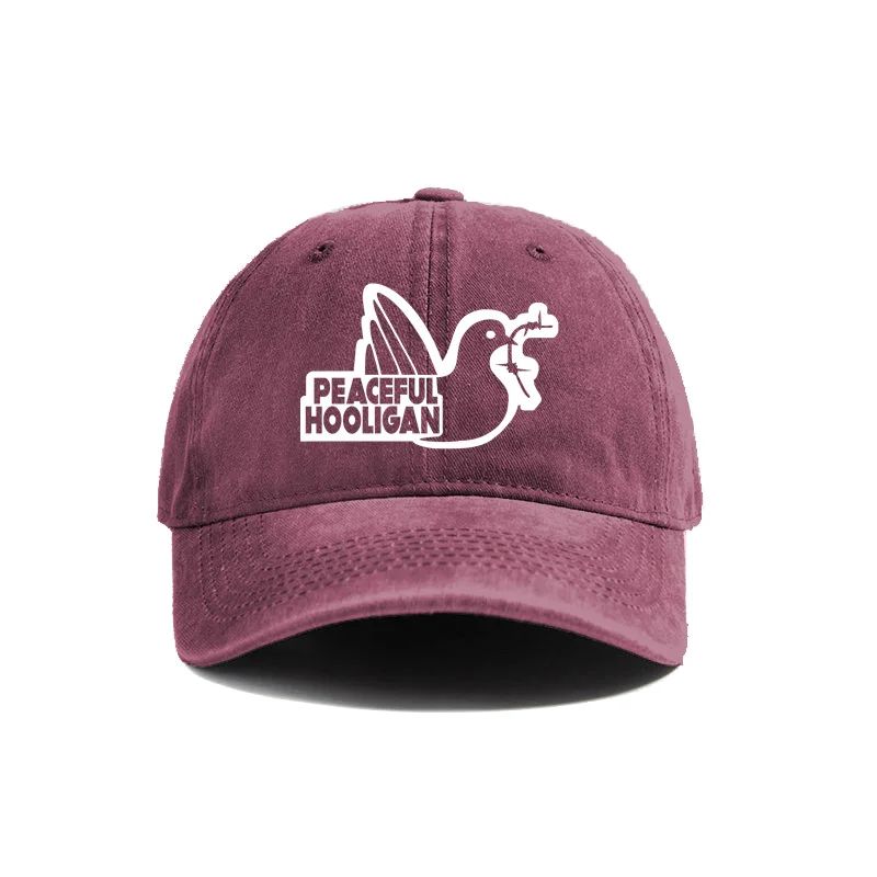 

Peaceful Hooligan Distressed Baseball Cap Cool Unisex Women Retro Outdoor Summer Adjustable Gift Dad Hat Fashion Adjustable