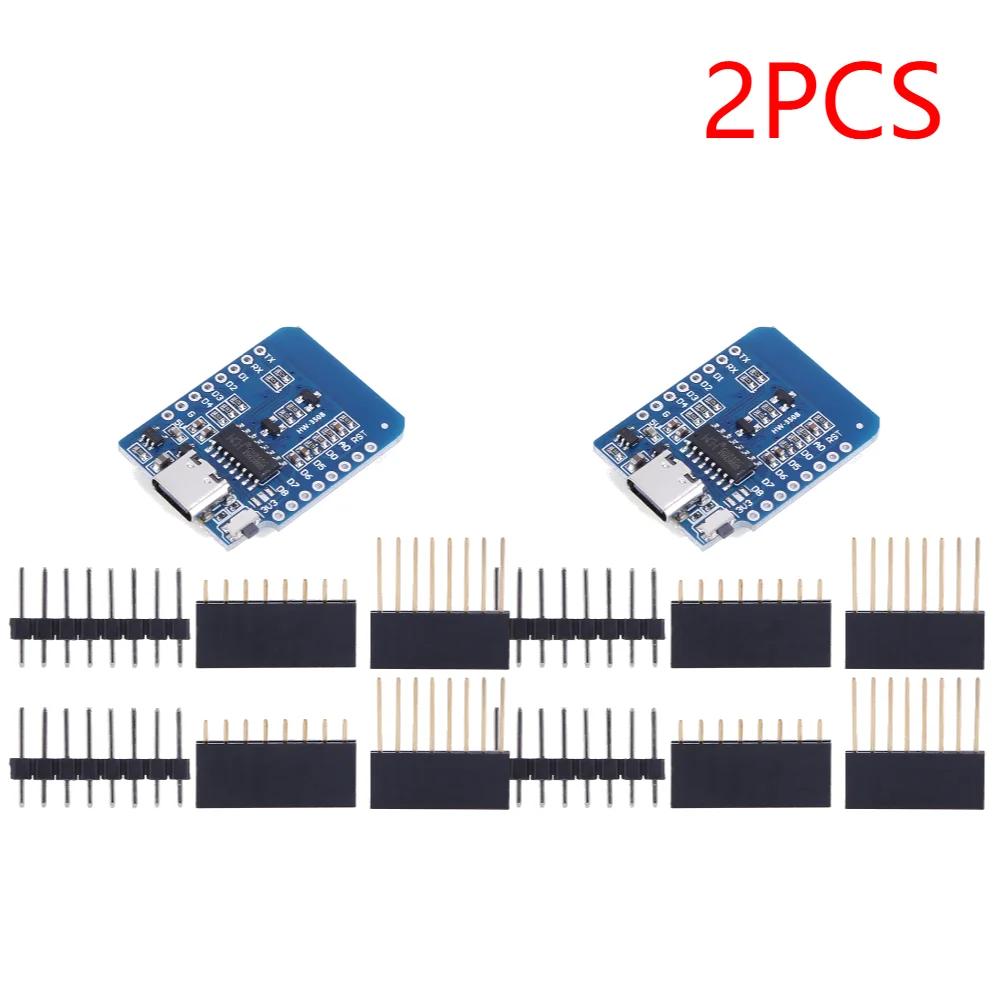 1-20PCS ESP8266 D1 Mini WIFI Development Board ESP-12F CH340G CH340 V2 Usb Wemos D1 Mini Nodemcu Lua Iot Board 3.3V Met Pins