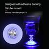 1Pcs LED Coaster Light Up Coasters Stickers Liquor Bottle Drink Luminous Cup Mat Club Bar Party Car Wedding Vase Decor