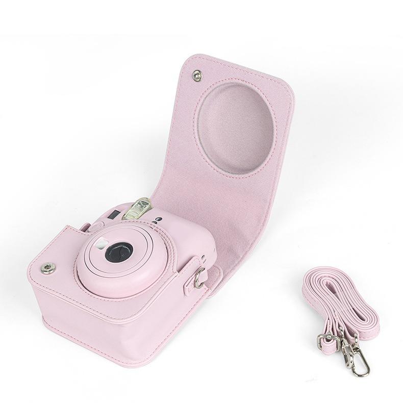 [Film Lab] Instax Mini 12 PU Leather Camera Case Soft Protective Case with Strap CAA14