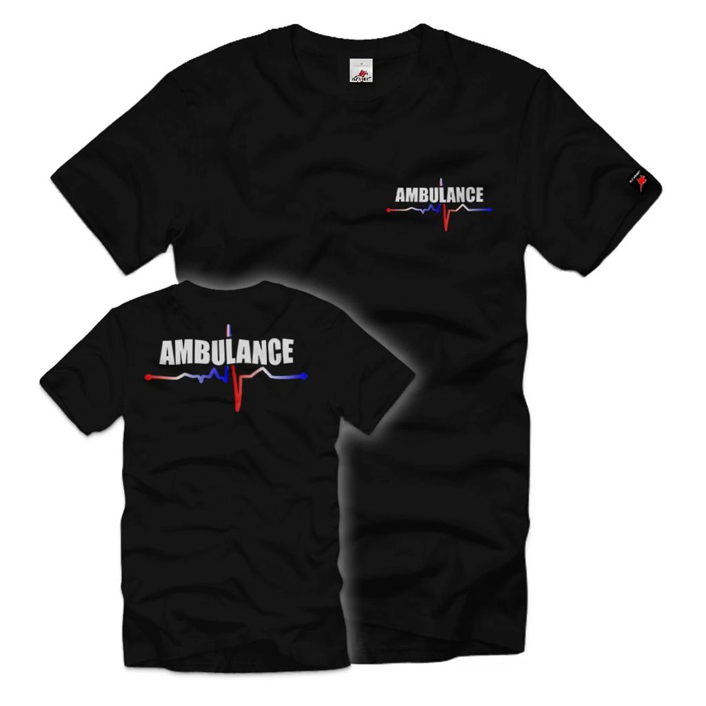 Ambulance Rescue Rescue Service First Aid Ambulance ECG T Shirt #34048