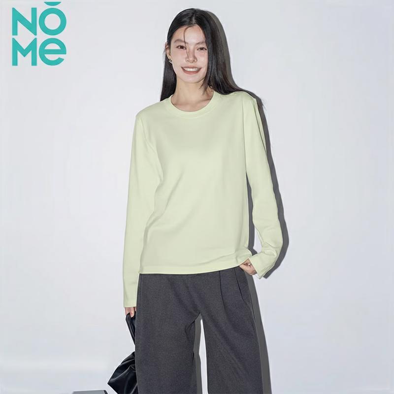 NOME Women s Pure Cotton Long Sleeve T-Shirt L
