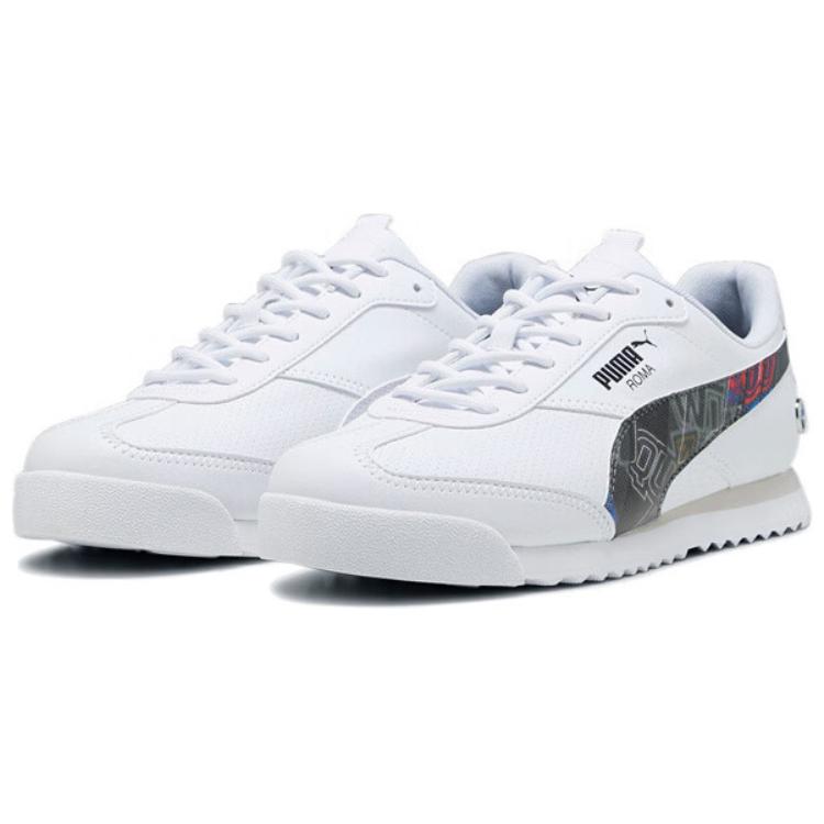 New PUMA BMW MMS Roma Via Low Top Casual Shoes Unisex White 307780-02
