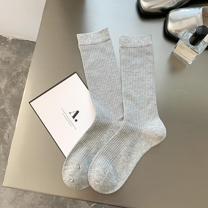Female Autumn and Winter New Style All Kinds of Warm Boneless Tube Pile Cotton Socks