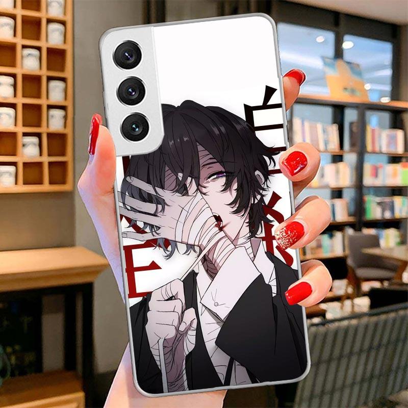 Bungo Stray Dogs Dazai Cover Phone Case For Samsung Galaxy S26 S25 Edge S24 Ultra S23 S22 Plus S21 S20 FE Soft Fundas Shell Gala
