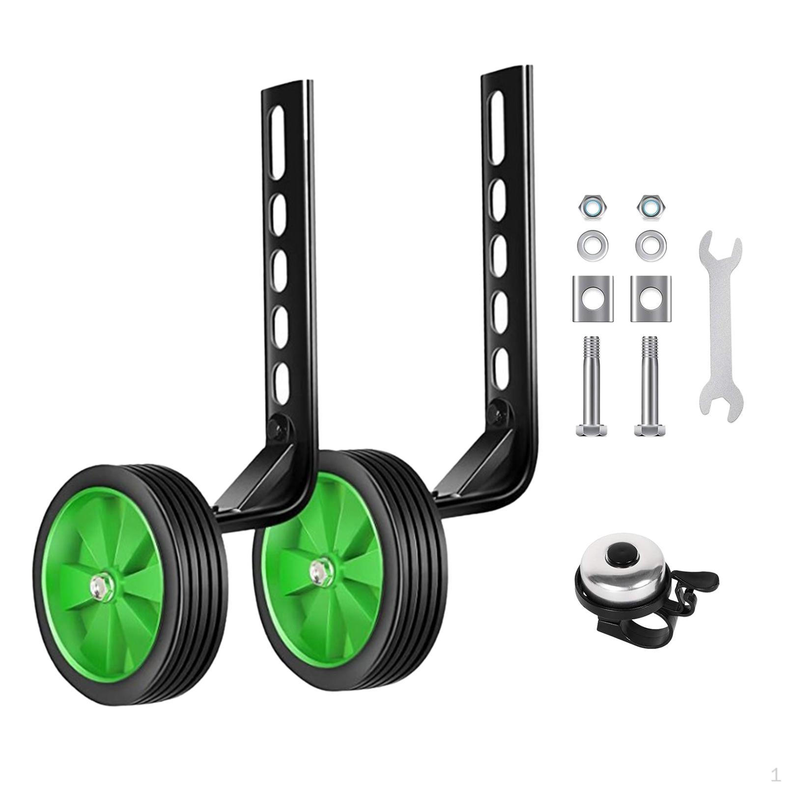 

Kids Bike Stabilizers for 12-20inch Wheels зелений