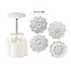 75g Plastikowe Stemple do Ciasta Księżycowego w Kształcie Lotosu Forma do Ciasta Księżycowego DIY Akcesoria do Pieczenia DIY