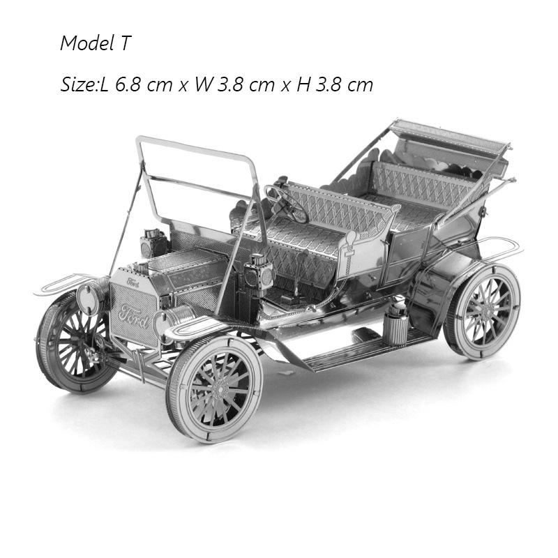 3D Metal Puzzle Super Sport Car Diy Handmade Vehicle Assembly Model Jigsaw Puzzle Toys For Adult Kids