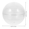 10pcs Twisted Balls Plastic Round Fillable Easter Eggs For Party Favors Candy Storage Gumballs Vending Machine Empty