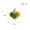Personalized Small Fresh Stainless Steel Pendant Lucky Safety Bracelet Pendant, Handmade Diy Necklace Jewelry Accessories