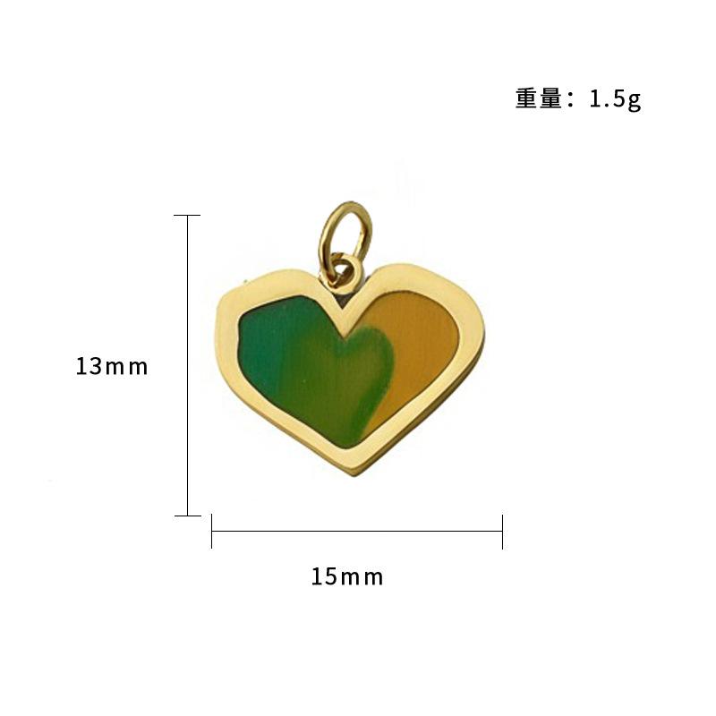 Personalized Small Fresh Stainless Steel Pendant Lucky Safety Bracelet Pendant, Handmade Diy Necklace Jewelry Accessories