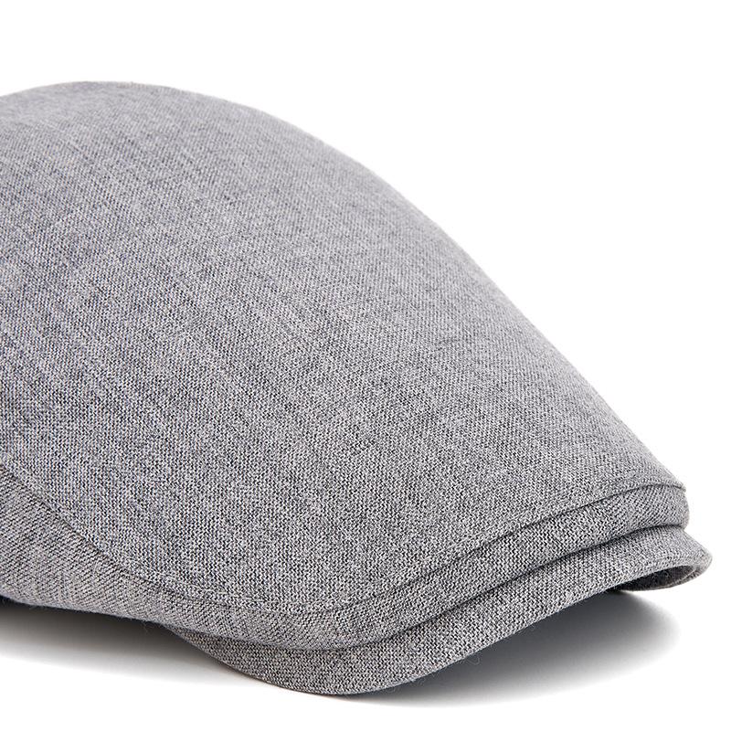 Forward Cap Men's Thin Breathable Beret Retro British Newsboy Cap