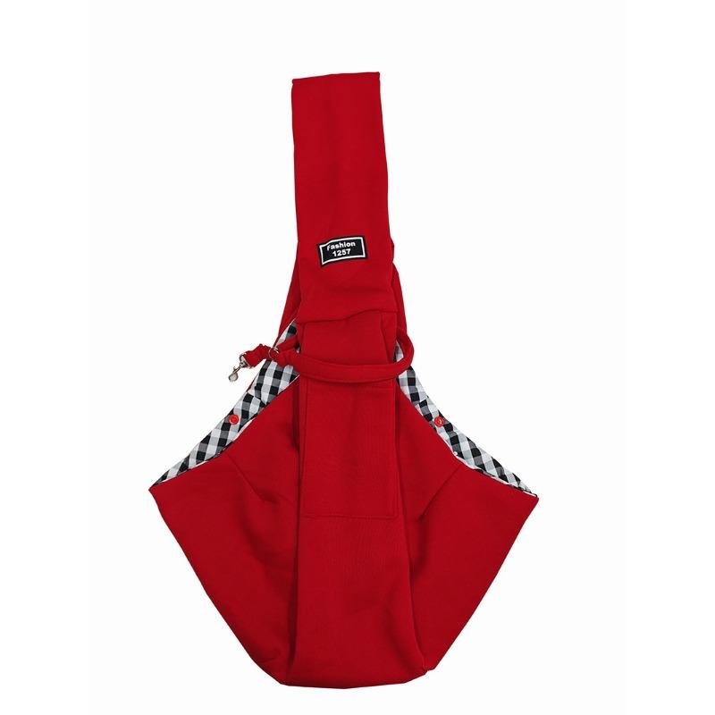 Lightweight Crossbody Bag Suitable for Dogs and Cats, Featuring Breathable Straps for Comfortable Travel. It'S Portable, Foldable,