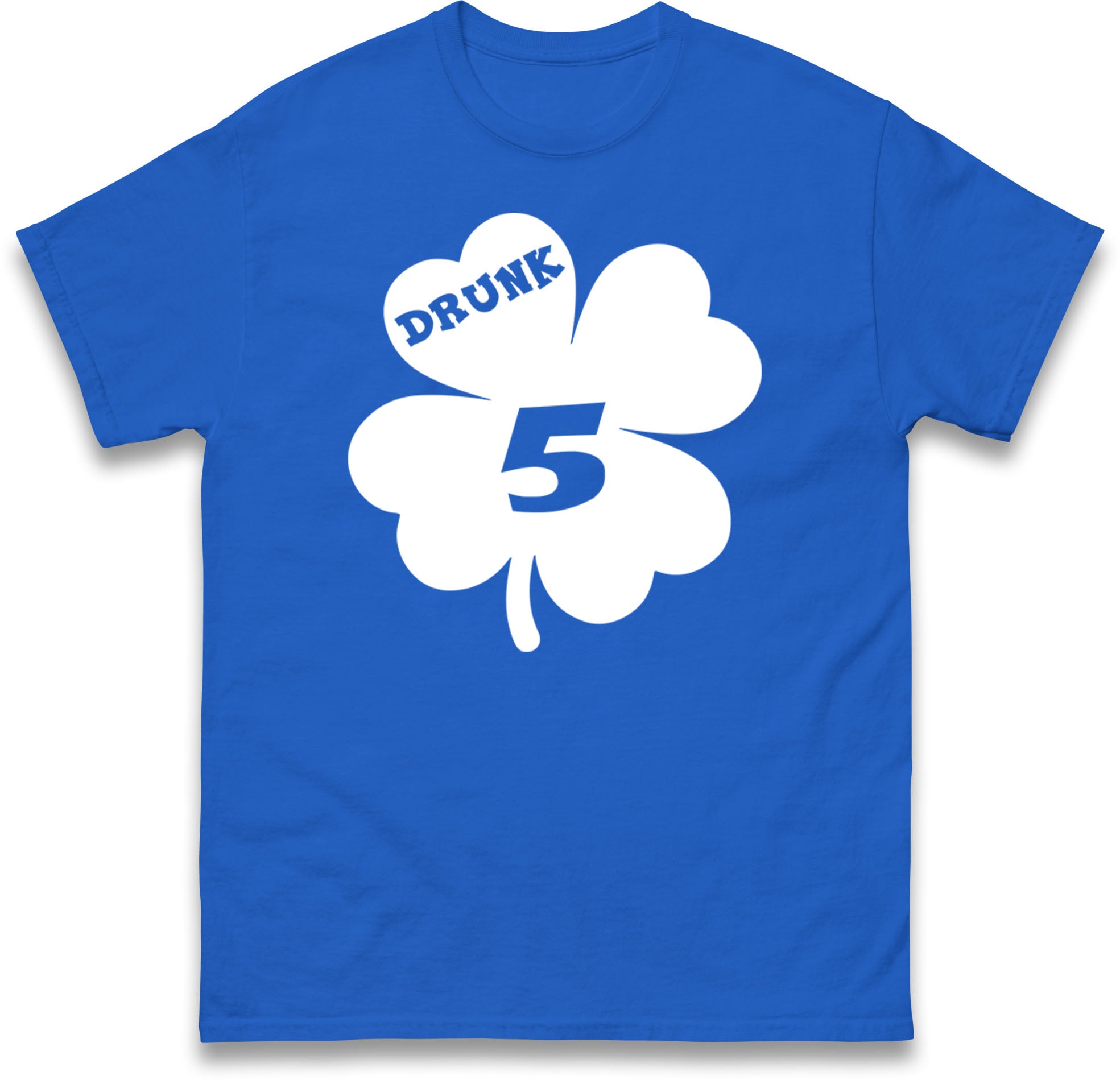 Drunk 5 St Patricks Day Mens T Shirt Womens Tops Tees Beer Drinking Top 3XL