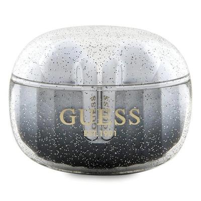 Guess Bluetooth-Kopfhörer Gutwshdgkeektws + Dockingstation Schwarz/Black Glitter Gradient
