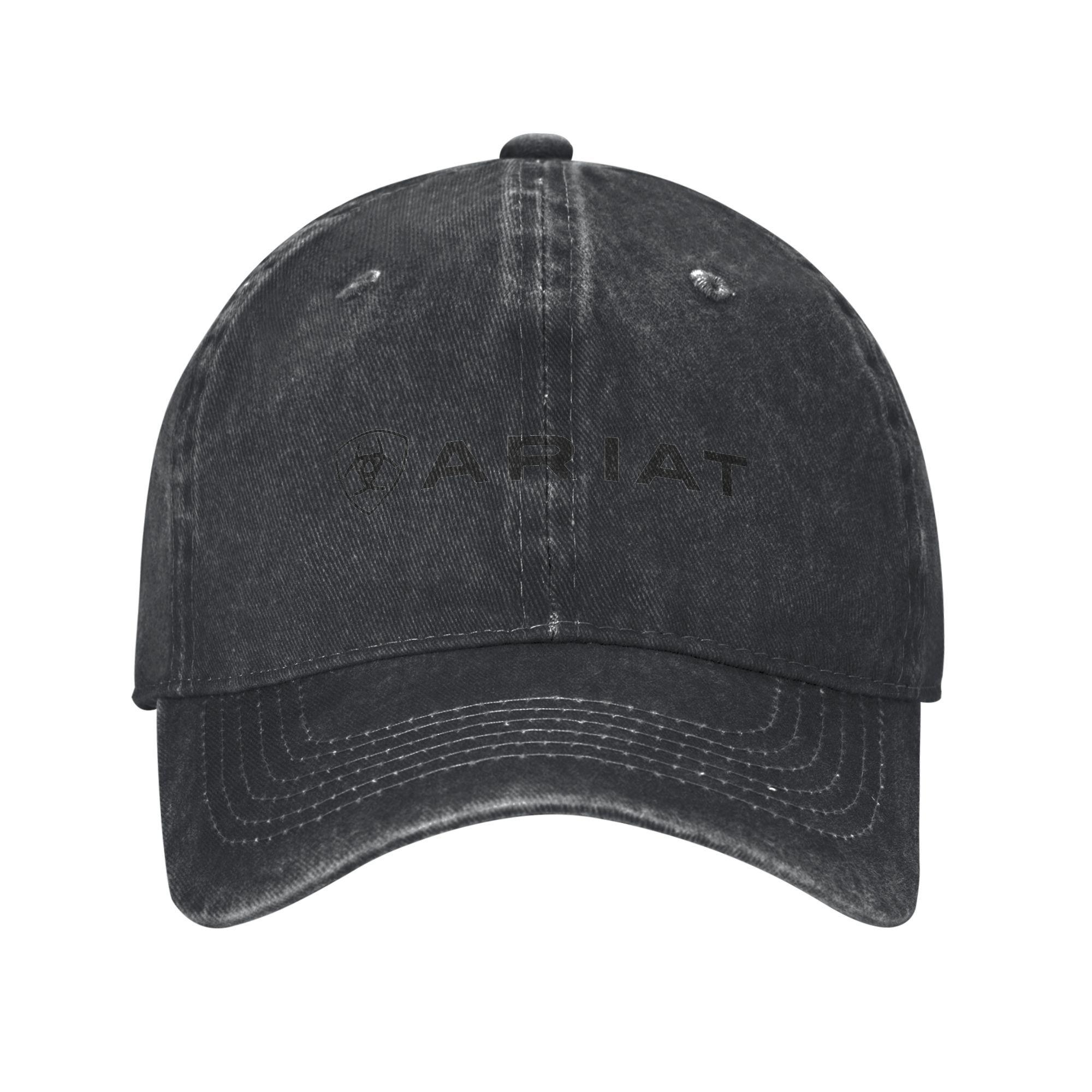 

Ariat-Emblem Casual Baseball Cap Kpop Rock Trucker Hat Summer Breathable Women Unisex y2k Funny Baseball Caps One Size