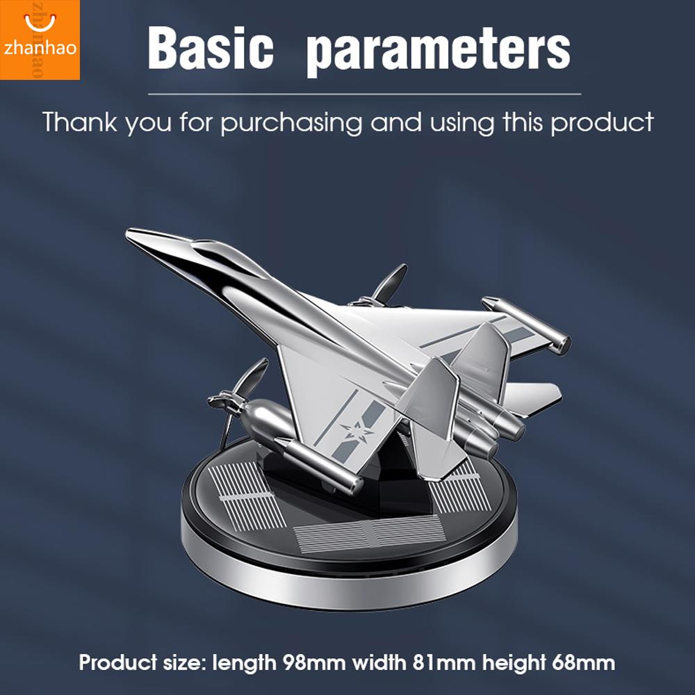 Car Air Freshener Solar Fighter Propeller Flavoring Fragrance Decoration Car Interior Accessories Men And Women Perfume