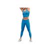 Adidas Optime Power 7/8 High-Waisted Shaping Yoga Fitness Leggings Damen Unterteile Hellblau JI6936