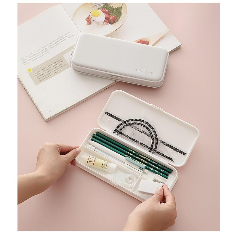 Creative Simple Plastic Stationery Storage Pencil Case For Students