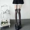 JK Long Tube Strapser Schwarze Strümpfe Lolita Sexy Loli Bottoms Strumpfhose Lange Hohe Röhre Süße Frühlings- und Herbstdünne