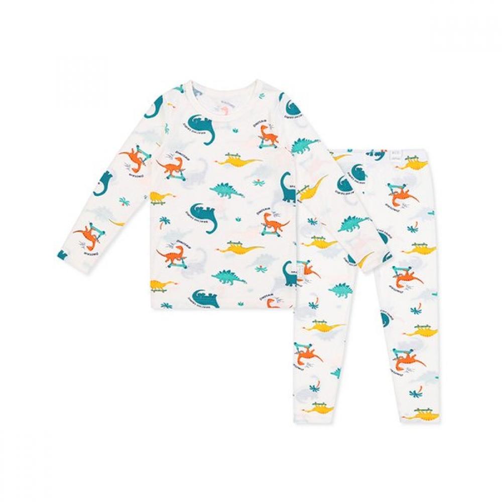 Organicmom Boardno Желтый Модал Длинный Рукав Детская Одежда Mlsl9k02 creamy/100