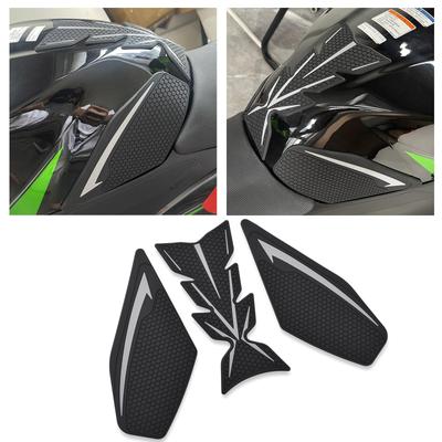 Motorcycle Traction Pads Tank Pads for Kawasaki Ninja 400 Ninja 250 Z250 and Z400 Set of & (2018-2024), (2019-2024), (2019-2024), (2018-2024) (Gray,
