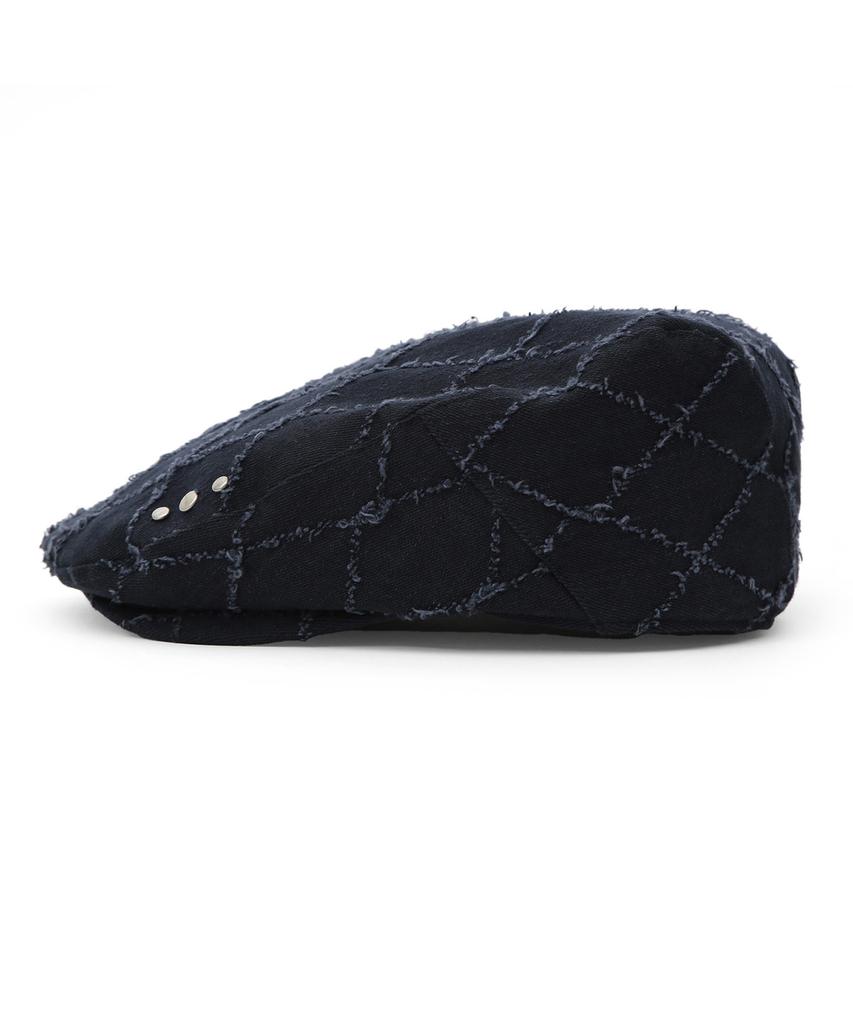 Eondeokeonteulolseutyudio Studded Classic Hunting Cap Drive Hunting / Triple R Stud / Navy Dia