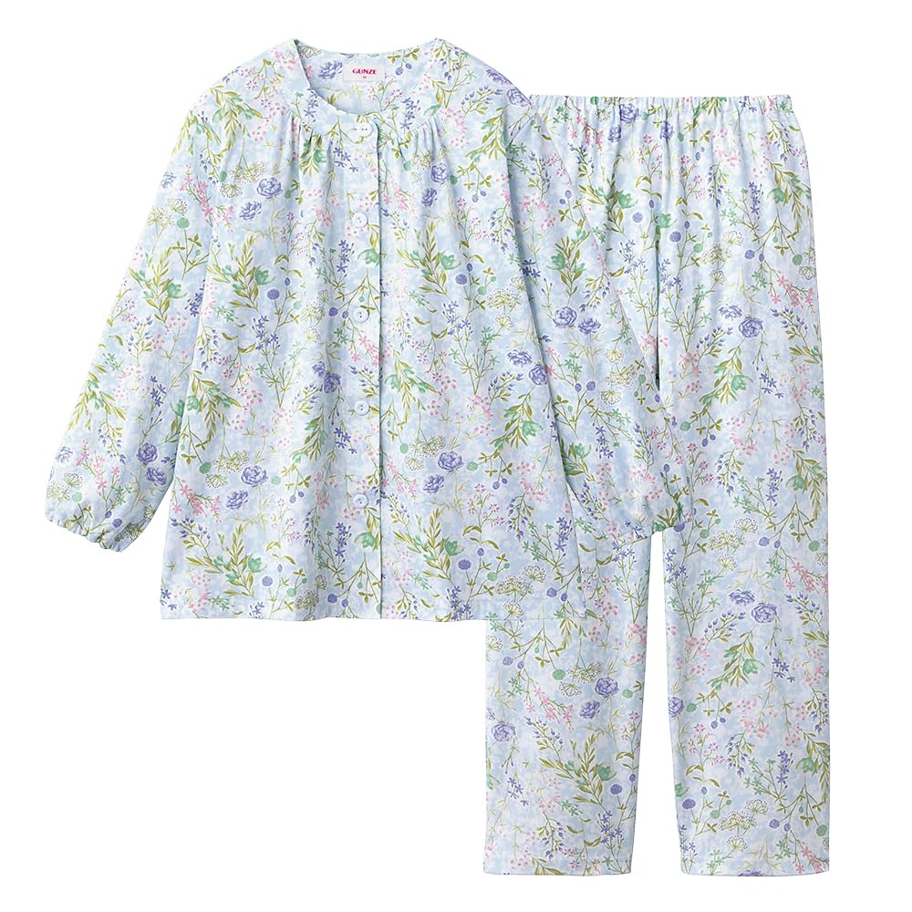 

Gunze Брюки с длинным рукавом Эластичный рукав и штанина Увлажняющие и TG2075 Женские (с отверстиями), Антибактериальный, Гладкий,