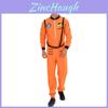 Space Pilot Costume For Men With Polyester Fabric For Stage And Party Performances