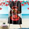Sunderland Association Football Club Custom Name Print Beach Towel Large Soft Quick Dry Towel For Beach Camping Swimming