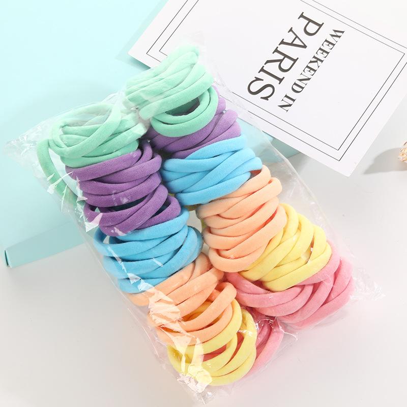 

Многим нравятся резинки для волос с высокой эластичностью, 100 штук разных цветов, бесшовные резинки для волос