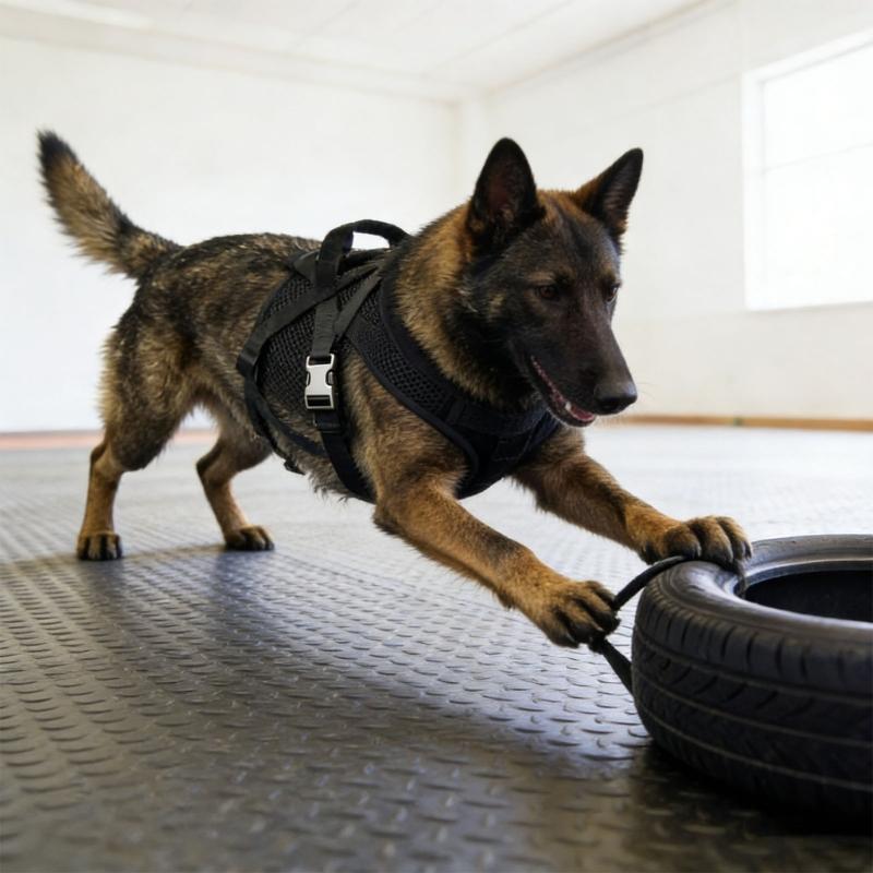 Imbracature per slitta da cane Pet Strong Training Sledge Supplies Imbracatura da slitta per cane da allenamento