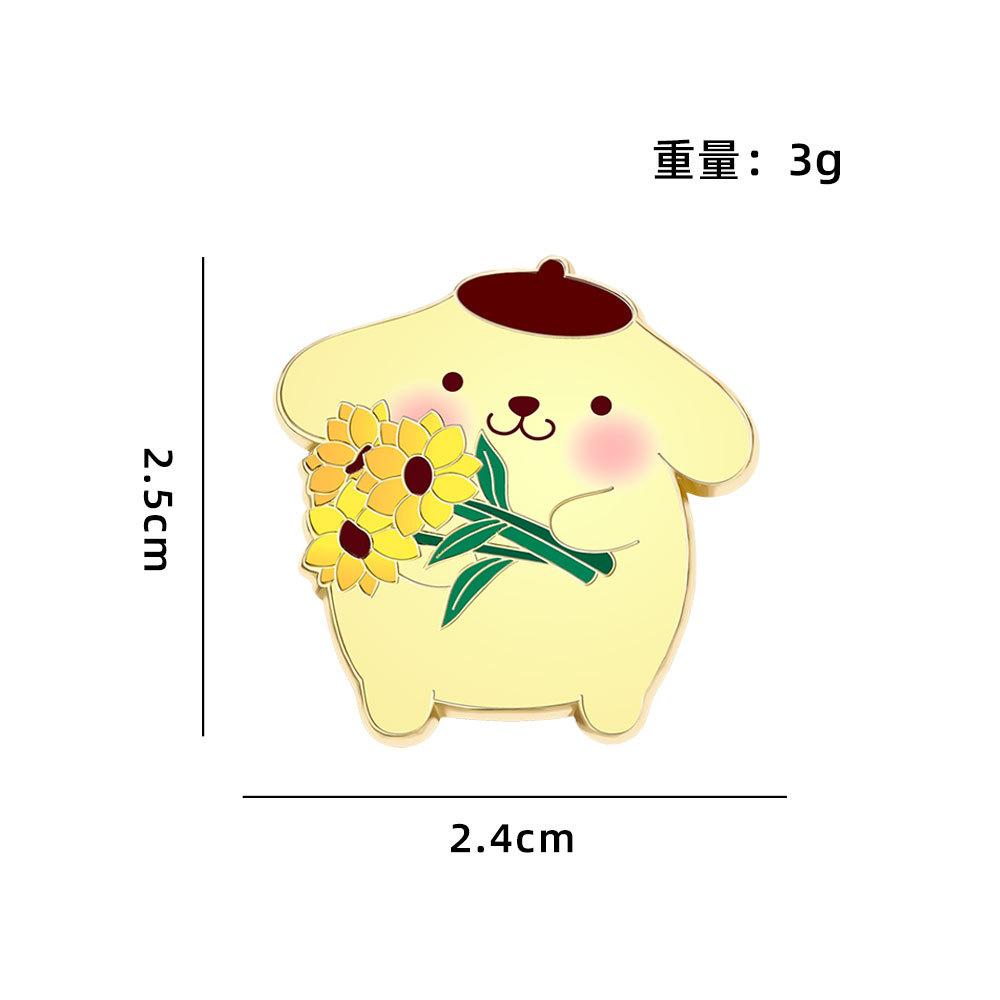 Beautiful NEW HOT Japanese Sanrio Cartoon Badges Cute Cinnamoroll Hello Kitty Pin Accessories Long Lasting High Quality