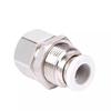 Pneumatic Bulkhead Mount Hose Fitting Connector - MPMF Series (4/6/8/10/12-M5/01/02/03/04)