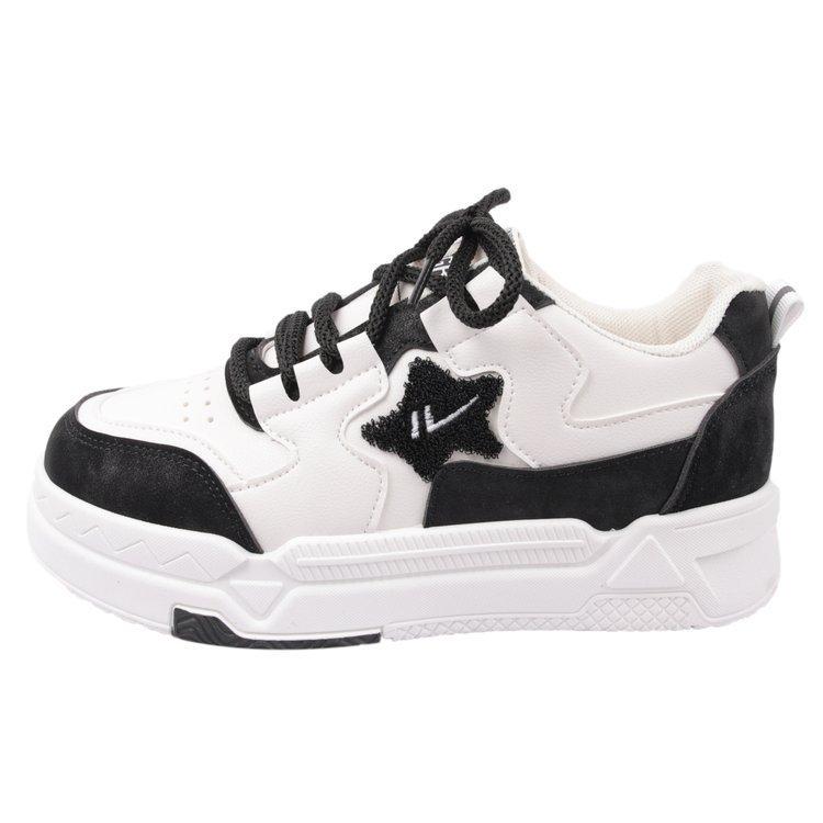 

Женская обувь Campus, обувь Star Board, новинка 2025 года, весенне-летняя обувь на платформе, универсальная, белая, нишевая обувь для детей 35 чёрный