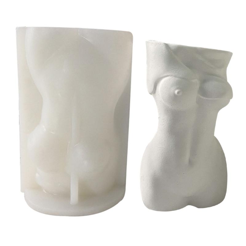 Silicone Flowerpot Mold Cements Pot DIY Succulent Making Mold Manual Clay Craft Silicone Gypsum Concrete Plant Pots