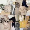 Trendy Street Style Canvas Tote Bag For Women Large Capacity Floral Design