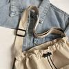 Sac bandoulière à cordon Sac d'épaule décontracté avec sangle réglable Sac fourre-tout léger pour femmes pour les trajets quotidiens la rue