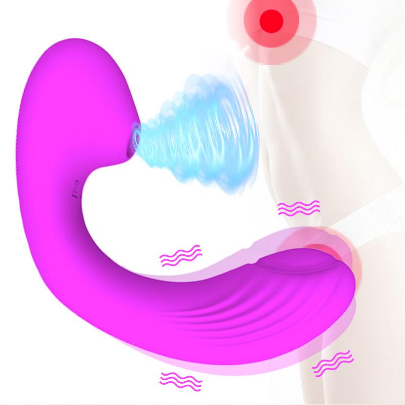 Nipple Sucking Clitoris Stimulation Vagina Vibrator Orgasm Sucker Vibrating Flaping Dildo Adults Erotic Sex Toys For Women Shop