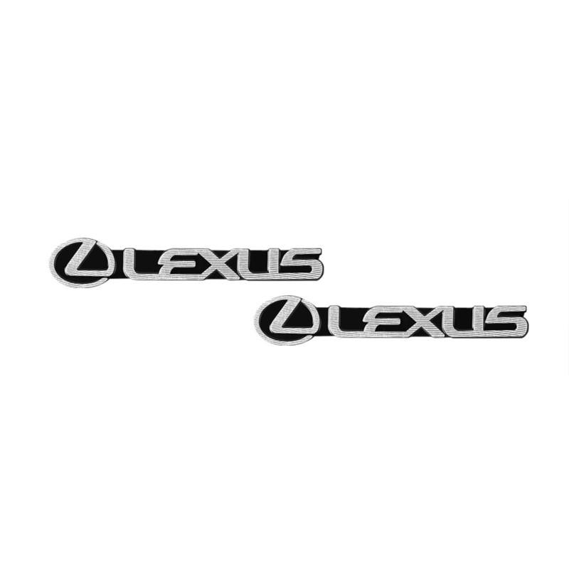2/4Pcs Car Styling Aluminum Badge Car Audio Decorate Sticker Accessories For Lexus ES RX LS IS NX CT LX IS250 IS200 CT200h GS300