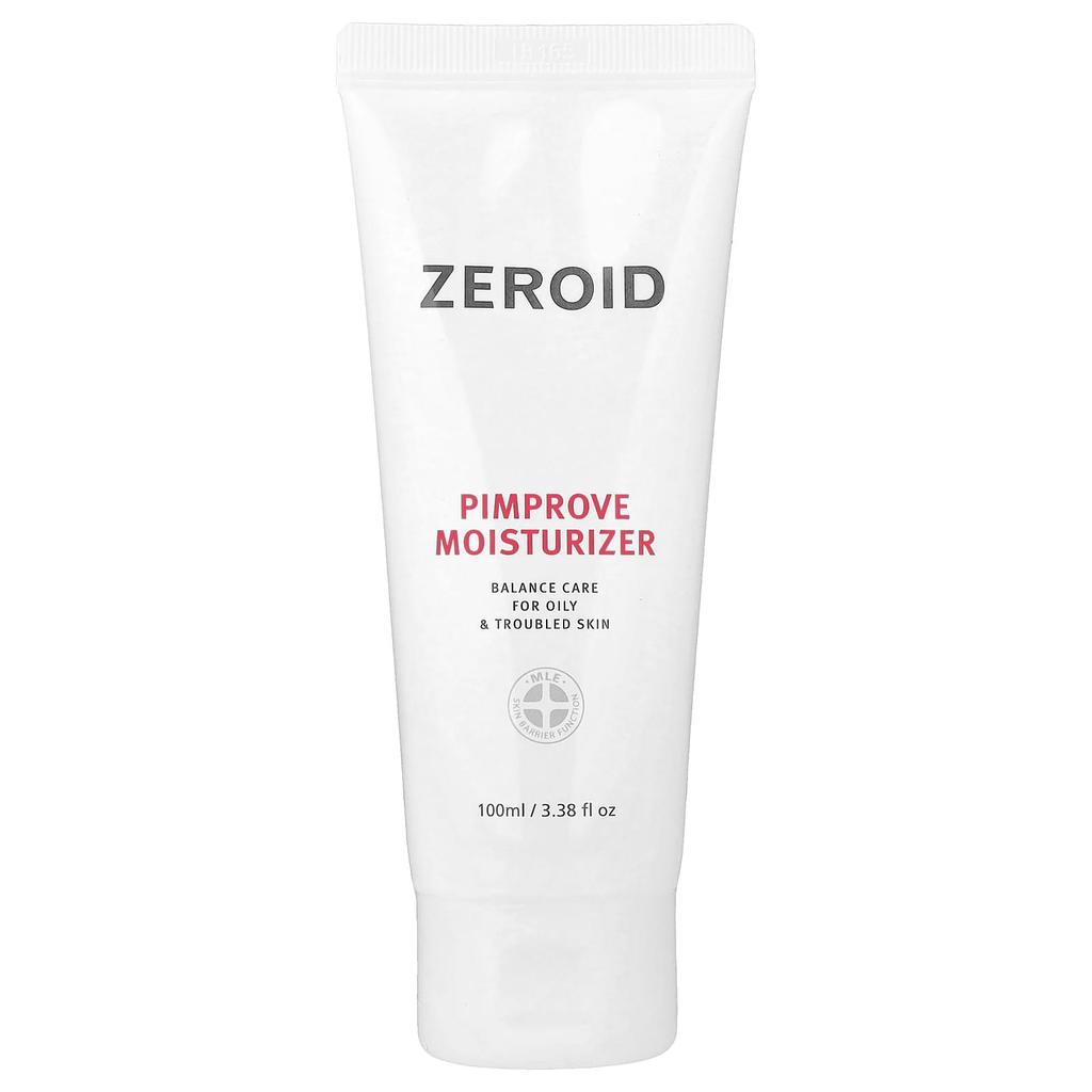 Zeroid, Pimpprove Moisturizer, for oily and acne-prone skin, 100ml (3.38 fl oz)