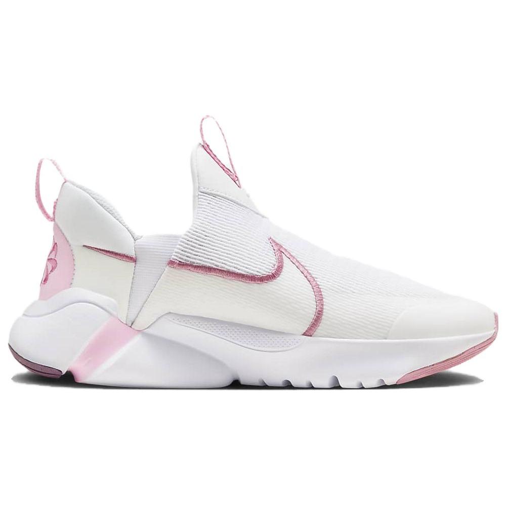 New Nike Flex Plus Slip Resistant Cushioning Rebound Breathable Low Top Kids' Running Shoes White Pink Teenagers DV8999-100