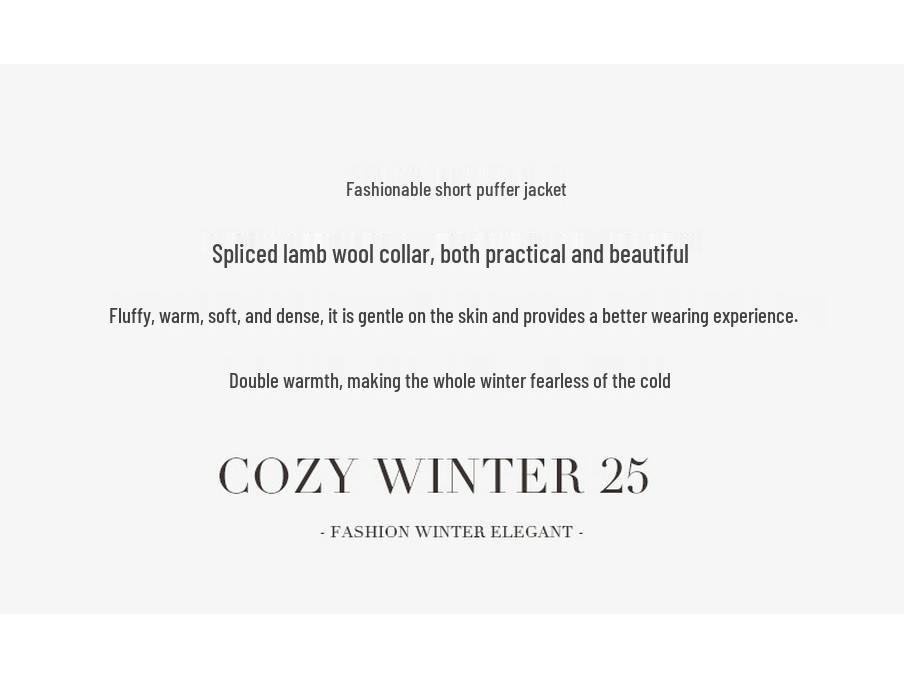 Korean Style Women's Lapel Down Cotton Coat - Winter Thickened Warm Fashion Jacket